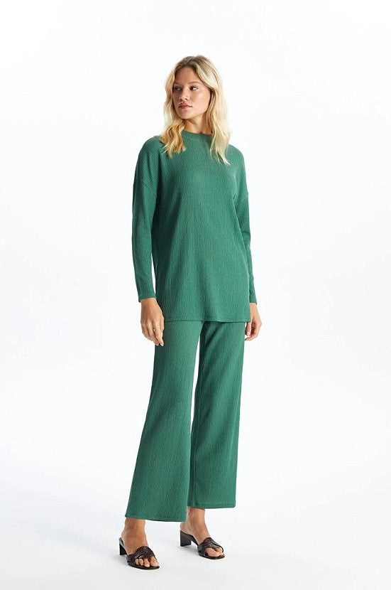 Textured co-ord set (Green)