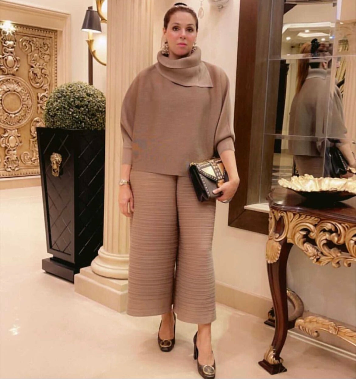 Cowl neck co-ord set