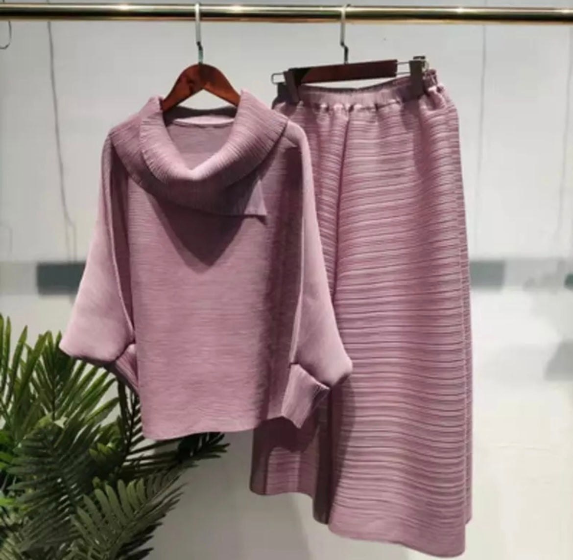 Cowl neck co-ord set