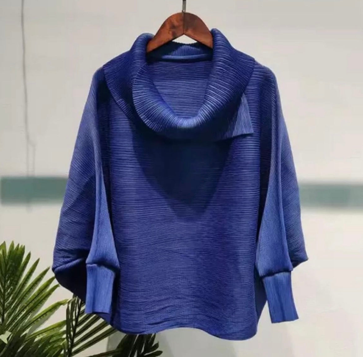 Cowl neck top