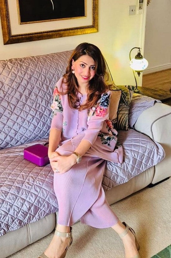 Floral button down co-ord set (Pink)