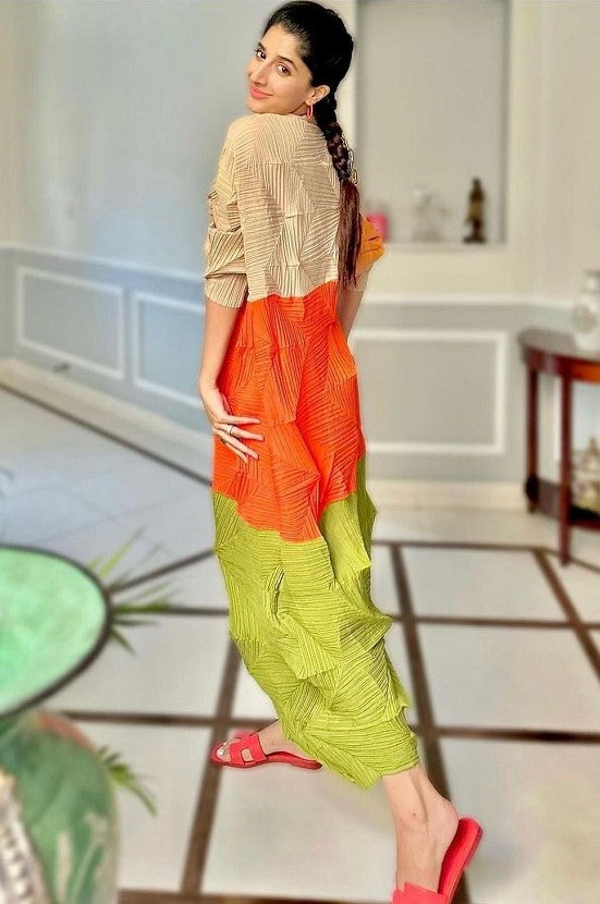 Colour Blocked Tunic