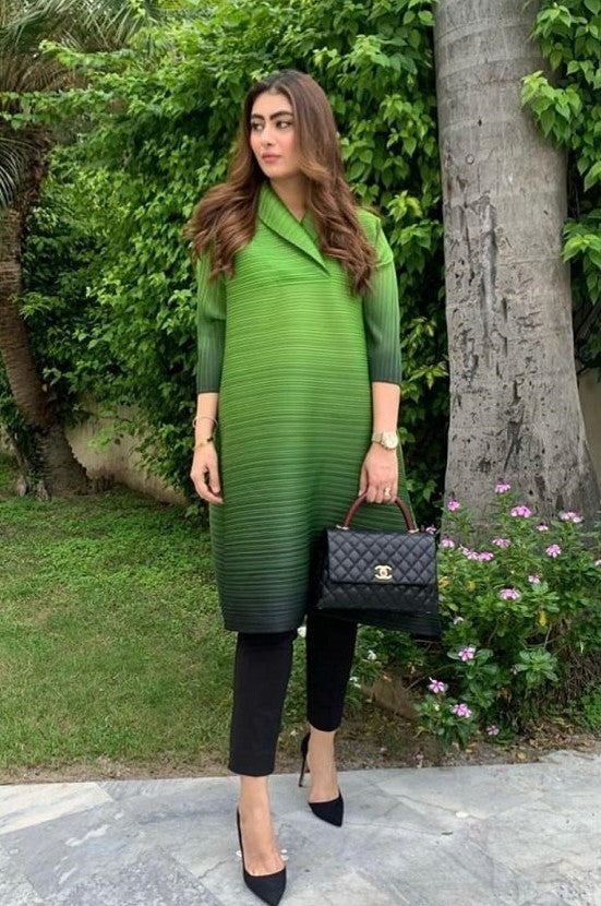 First Article - Green shaded tunic