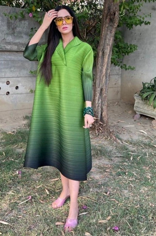 First Article - Green shaded tunic