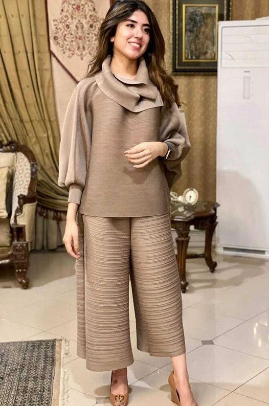 Cowl neck co-ord set